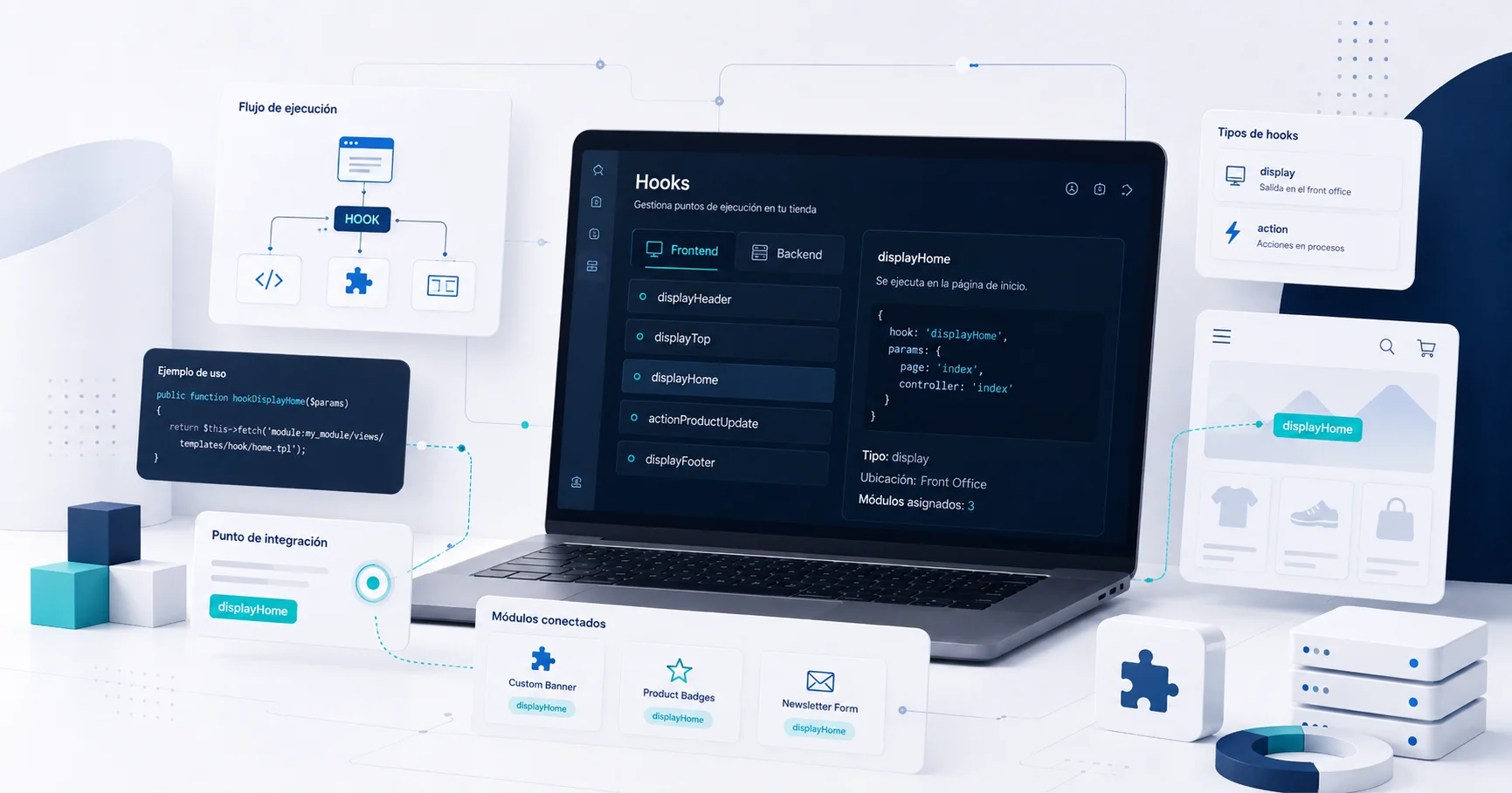 Desarrollo con hooks en PrestaShop
